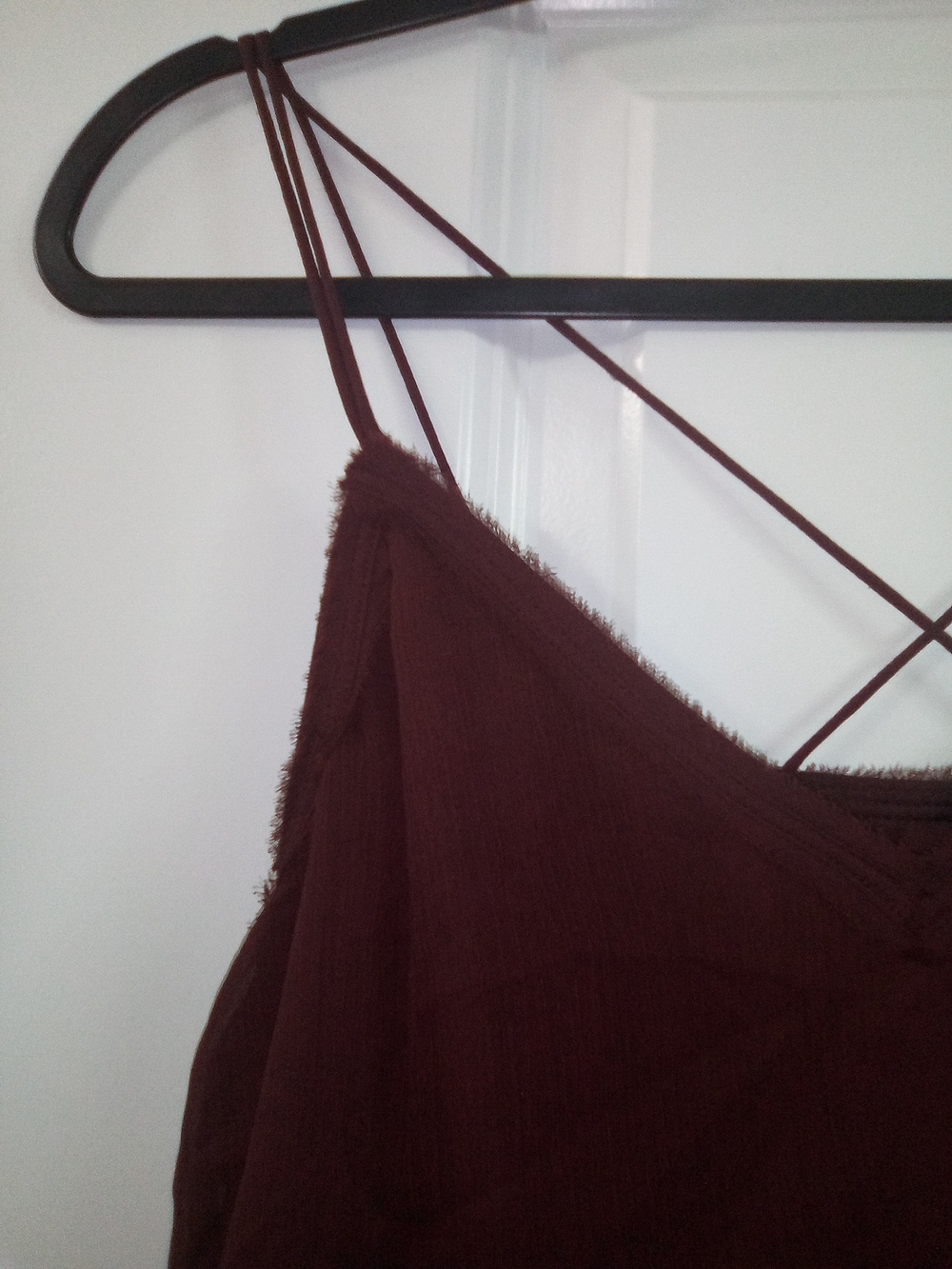 H&M Whimsigoth Burgundy Lace Maxi Dress Black Trim Fairy Grunge Boho Witchy Goth - Picture 4 of 8